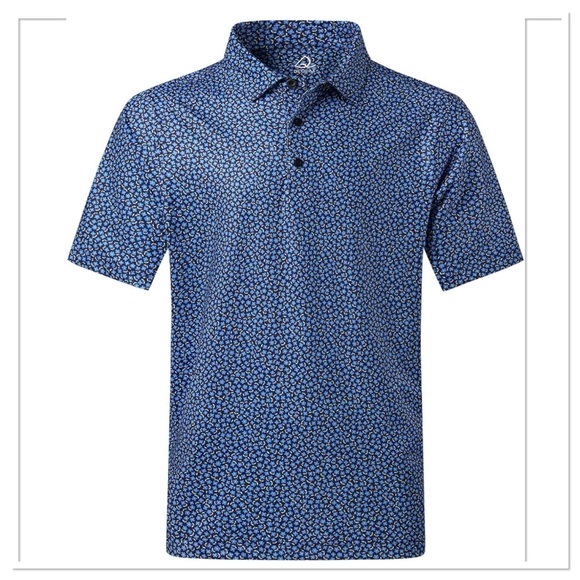 DEOLAX Men’s Polo / Golf Shirt Dry Fit, NWOT, Size Large - Picture 1 of 11